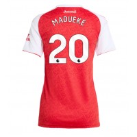 Stroje piłkarskie Arsenal Noni Madueke #20 Koszulka Podstawowej dla damskie 2025-26 Krótki Rękaw